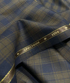 Estelle Morris 110's Counts Ultra Luxury Checks Suiting Fabric for Suits & Blazers