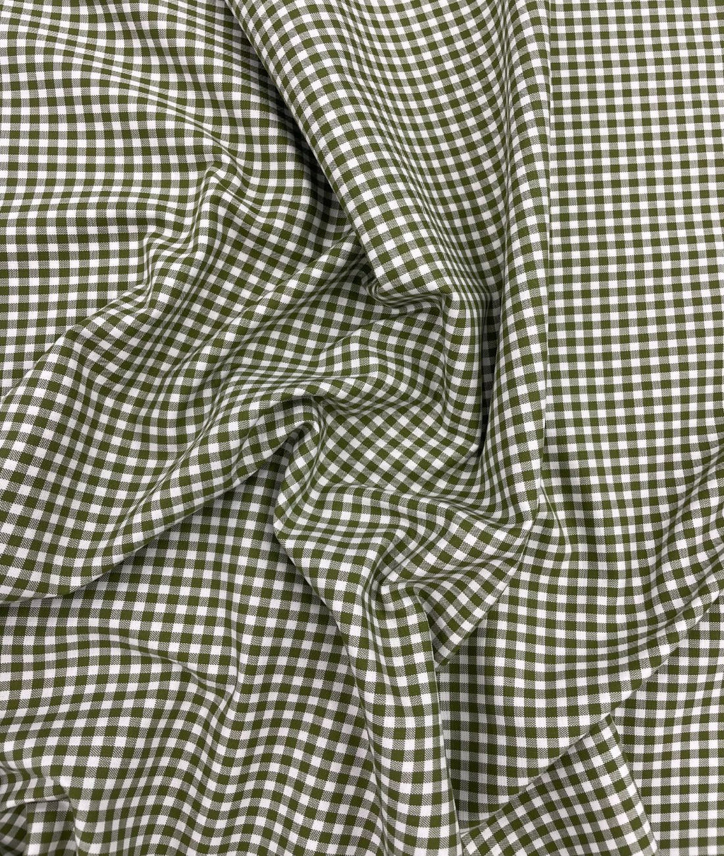 Raymond Small Check Premium Cotton Fabric for Men's Shirt