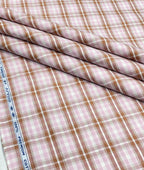 Arvind Premium Cotton Checks Fabric for Men's Shirt