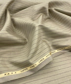 Camel Stripe Linen Blend Fabric for Pant by Cadini Italy