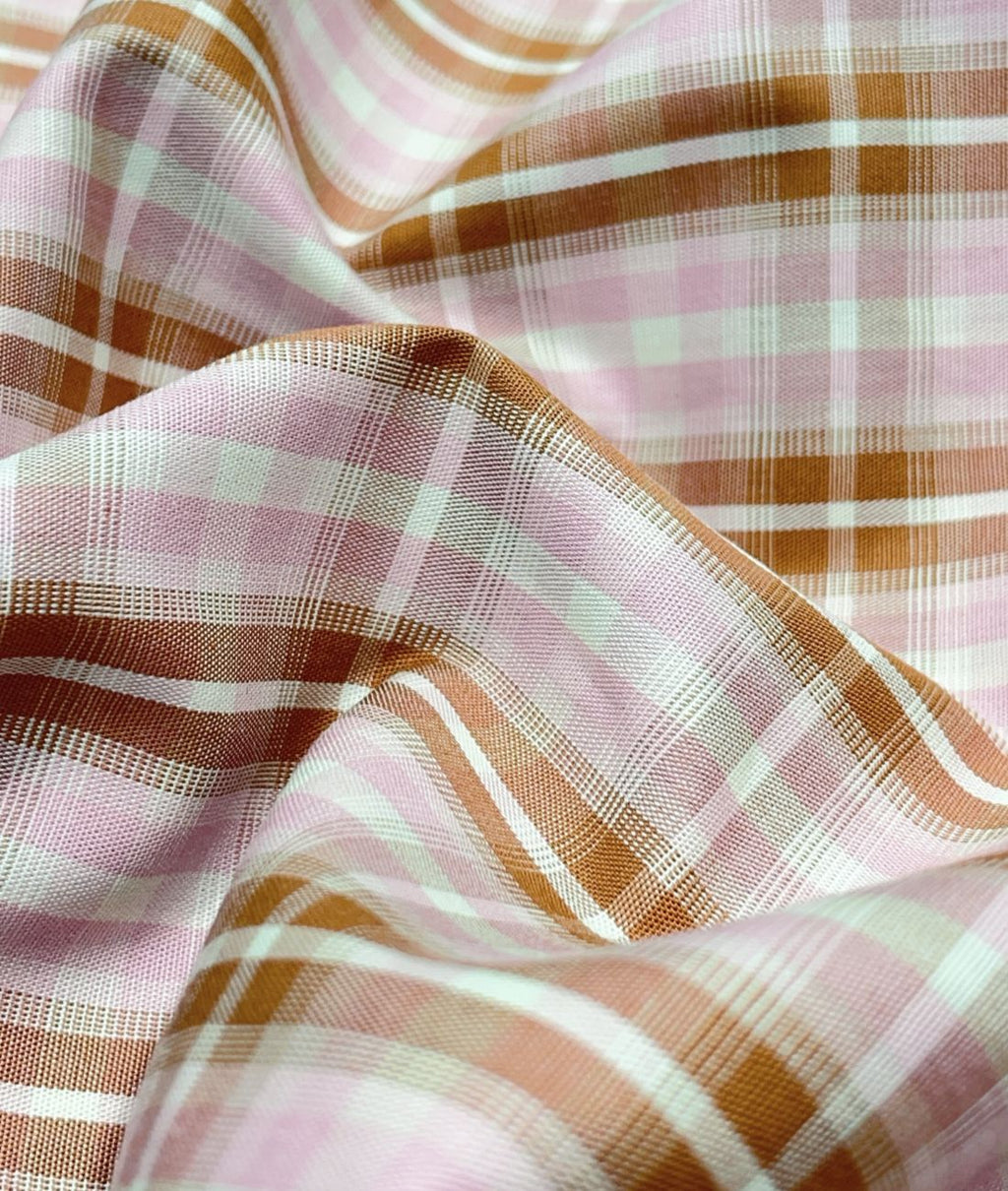 Arvind Premium Cotton Checks Fabric for Men's Shirt