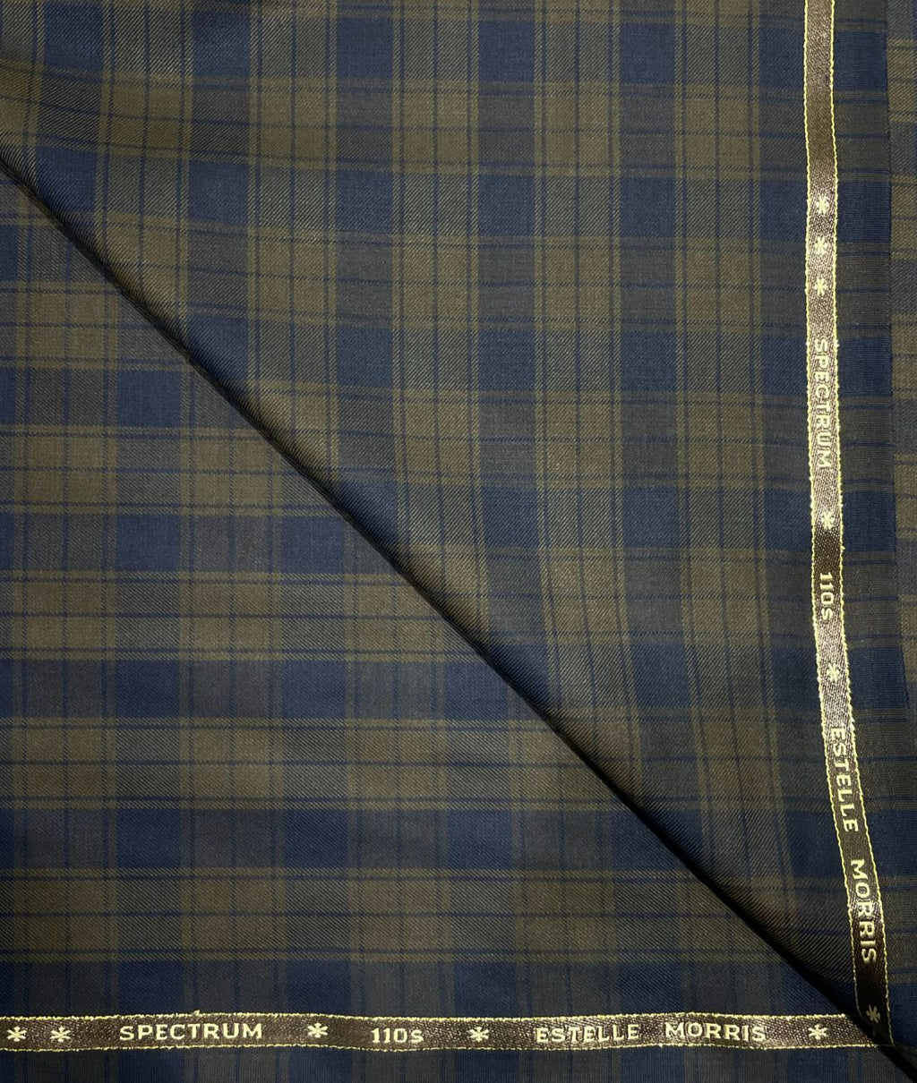 Estelle Morris 110's Counts Ultra Luxury Checks Suiting Fabric for Suits & Blazers