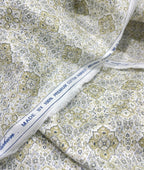 Luxury Paisley Printed Giza Cotton Fabric for Men's Shirt