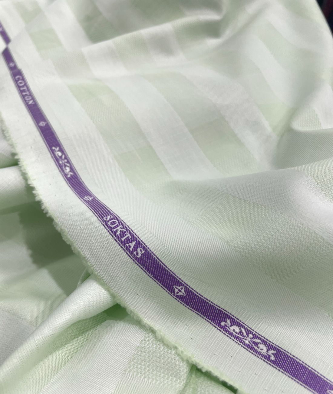 Soktas Super Luxury 2 Ply Giza Cotton with Self Design Fabric