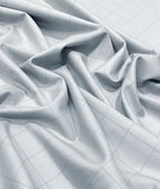Italian Channel Light Grey Soft Feel Suiting Fabric