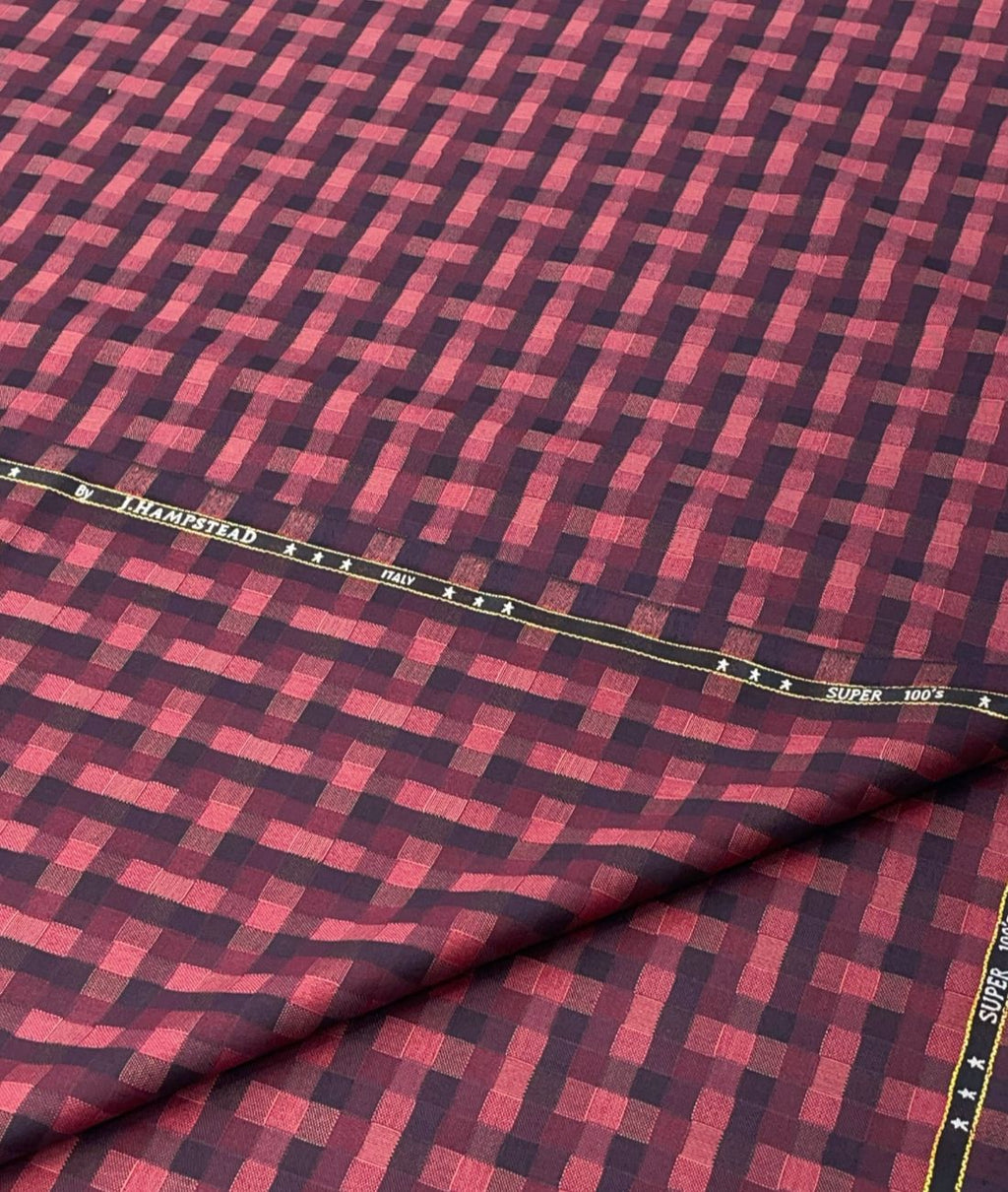 Super 100's Counts J.Hampstead Rich Suiting Fabric