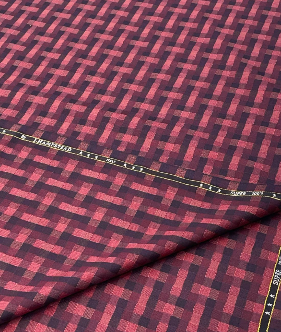 Super 100's Counts J.Hampstead Rich Suiting Fabric