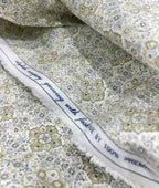 Luxury Paisley Printed Giza Cotton Fabric for Men's Shirt