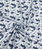 Leafy Serenity Printed Anti Wrinke Cotton Fabric for Men's Shirts & Kurta