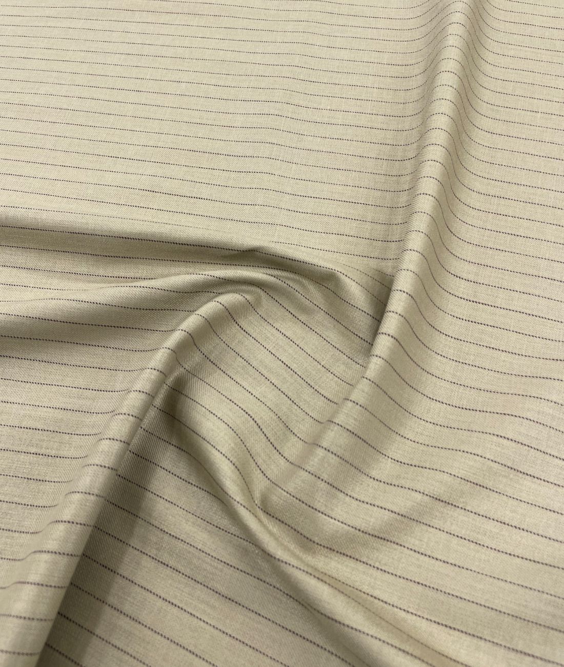 Camel Stripe Linen Blend Fabric for Pant by Cadini Italy