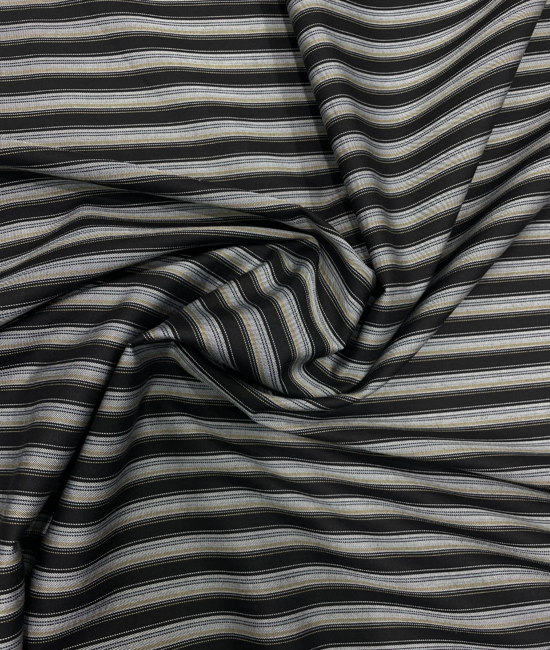 J.Hampstead Stripe Luxury 2 Ply Cotton Fabric for Premium Men's Shirt