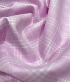 Anti Wrinkle Checks Fabric for Premium Men's Shirt