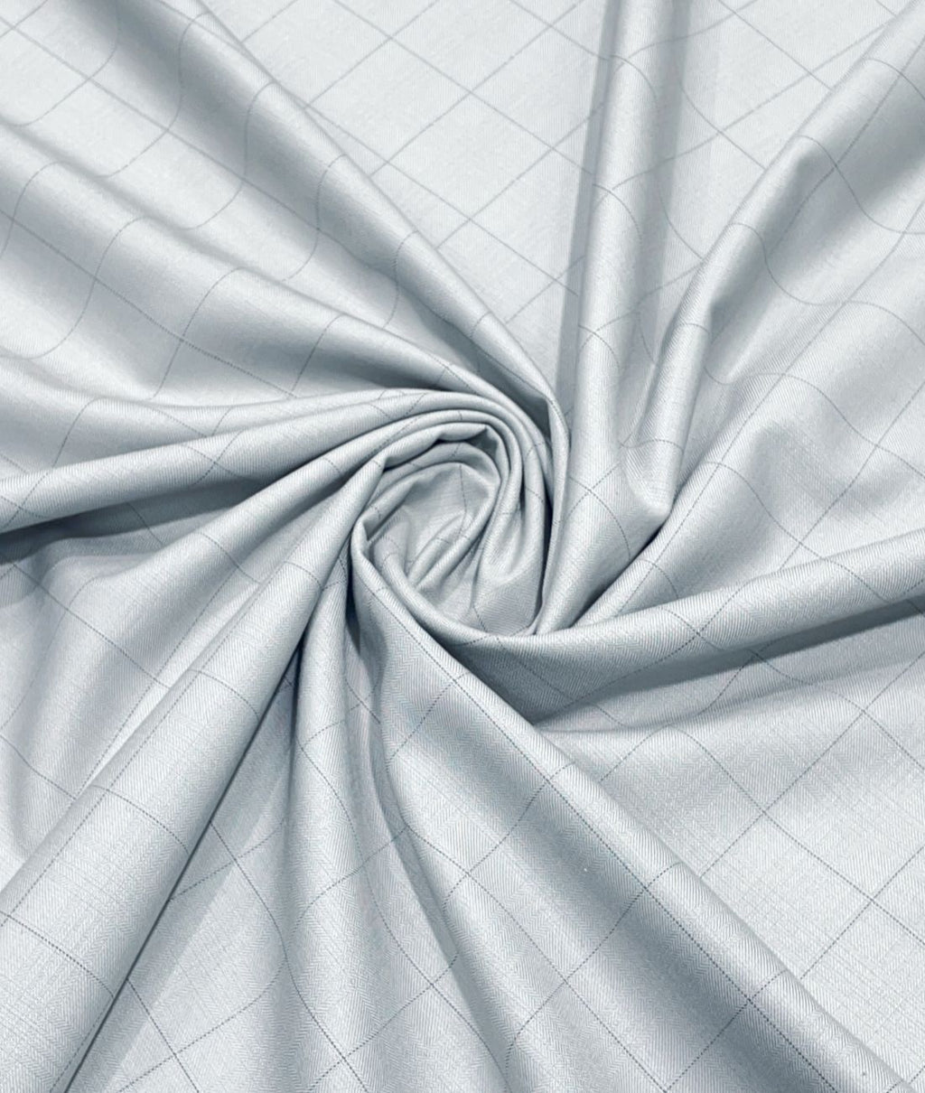 Italian Channel Light Grey Soft Feel Suiting Fabric