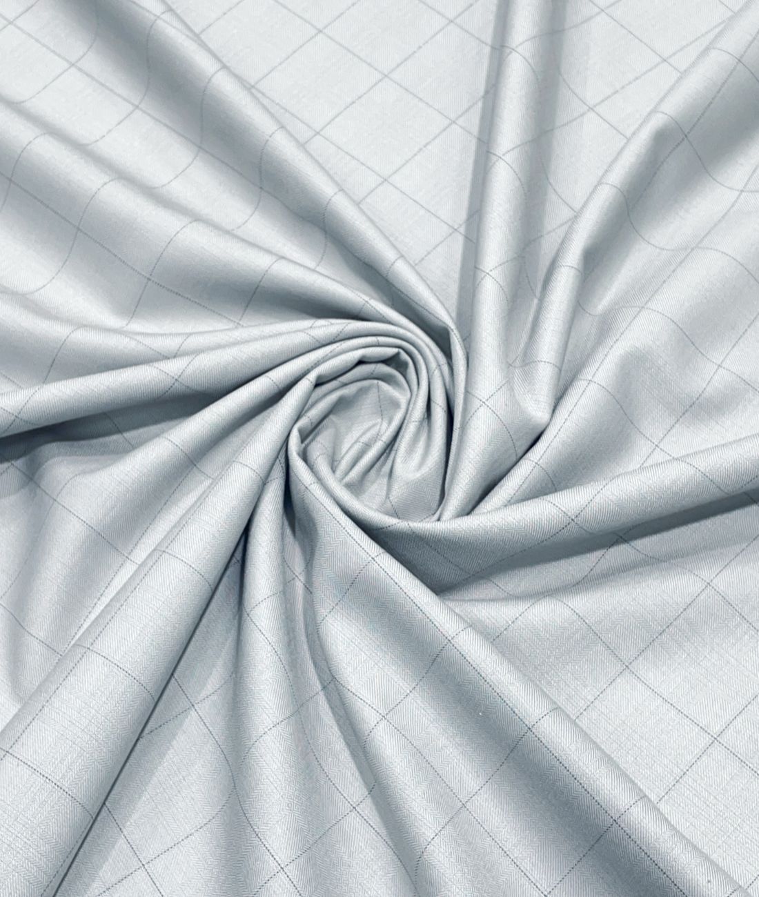 Italian Channel Light Grey Soft Feel Suiting Fabric