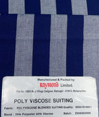 Raymond Designer Stripes Suiting Fabric for Blazer