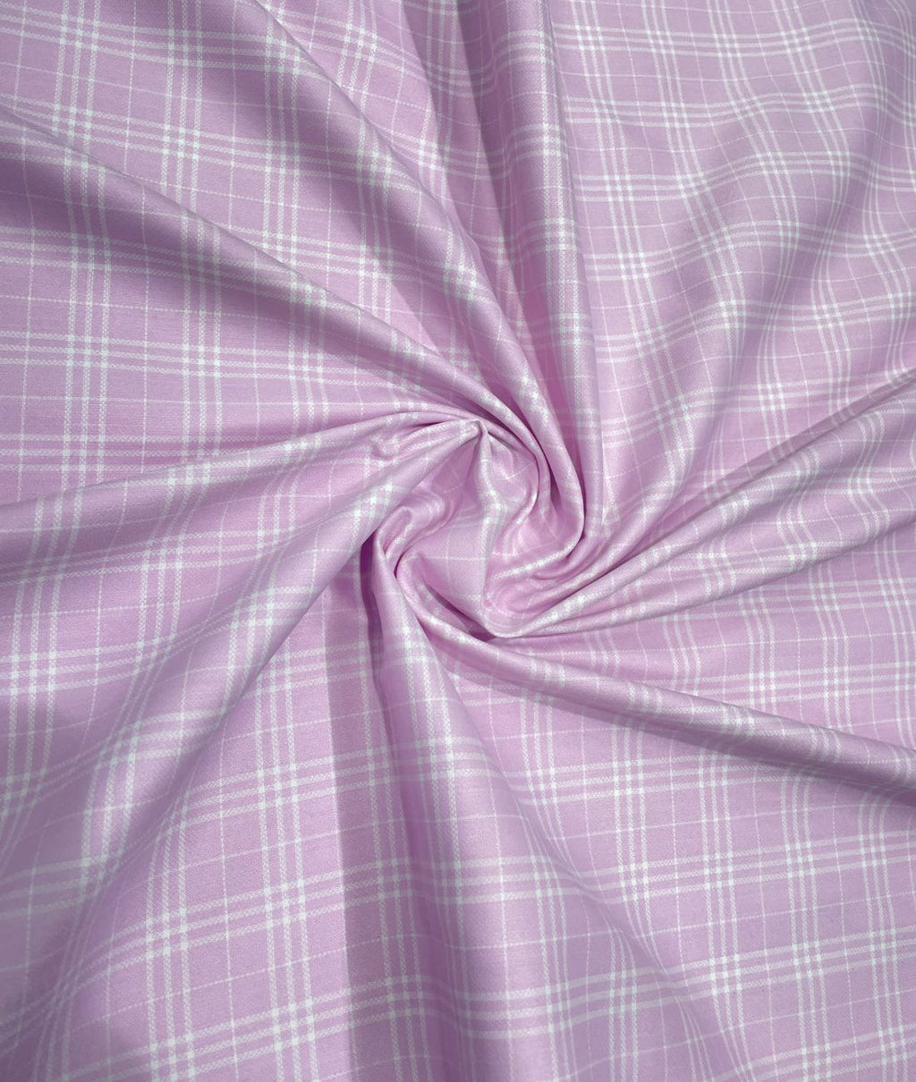 Anti Wrinkle Checks Fabric for Premium Men's Shirt