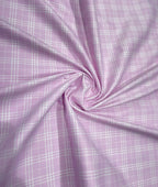 Anti Wrinkle Checks Fabric for Premium Men's Shirt