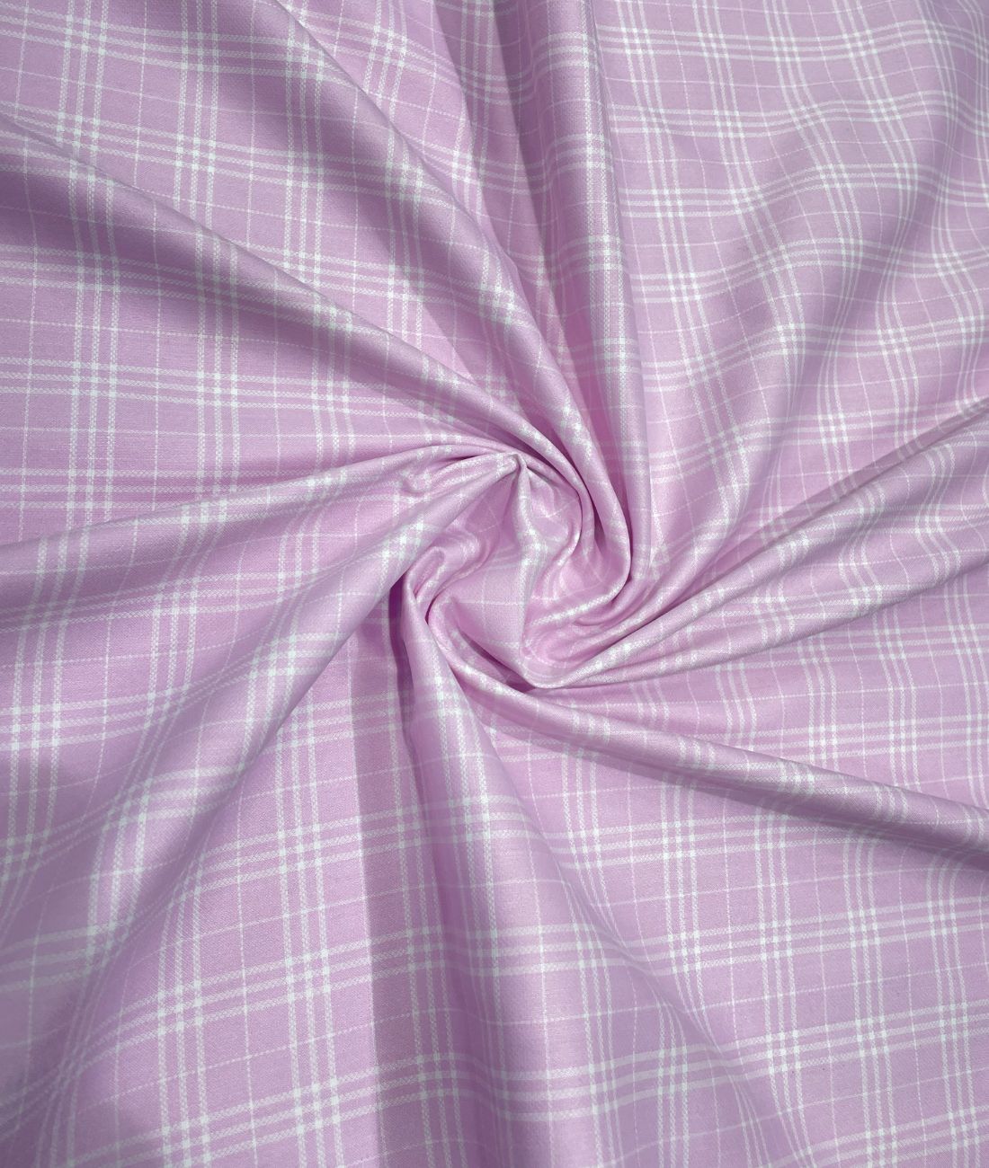 Anti Wrinkle Checks Fabric for Premium Men's Shirt