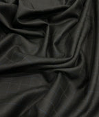 Spaadaa Black Self Checks Premium Business Line TR Fabric