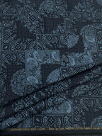 Brunello Ferragamo Italian Paisley Printed Luxury Giza Cotton Fabric
