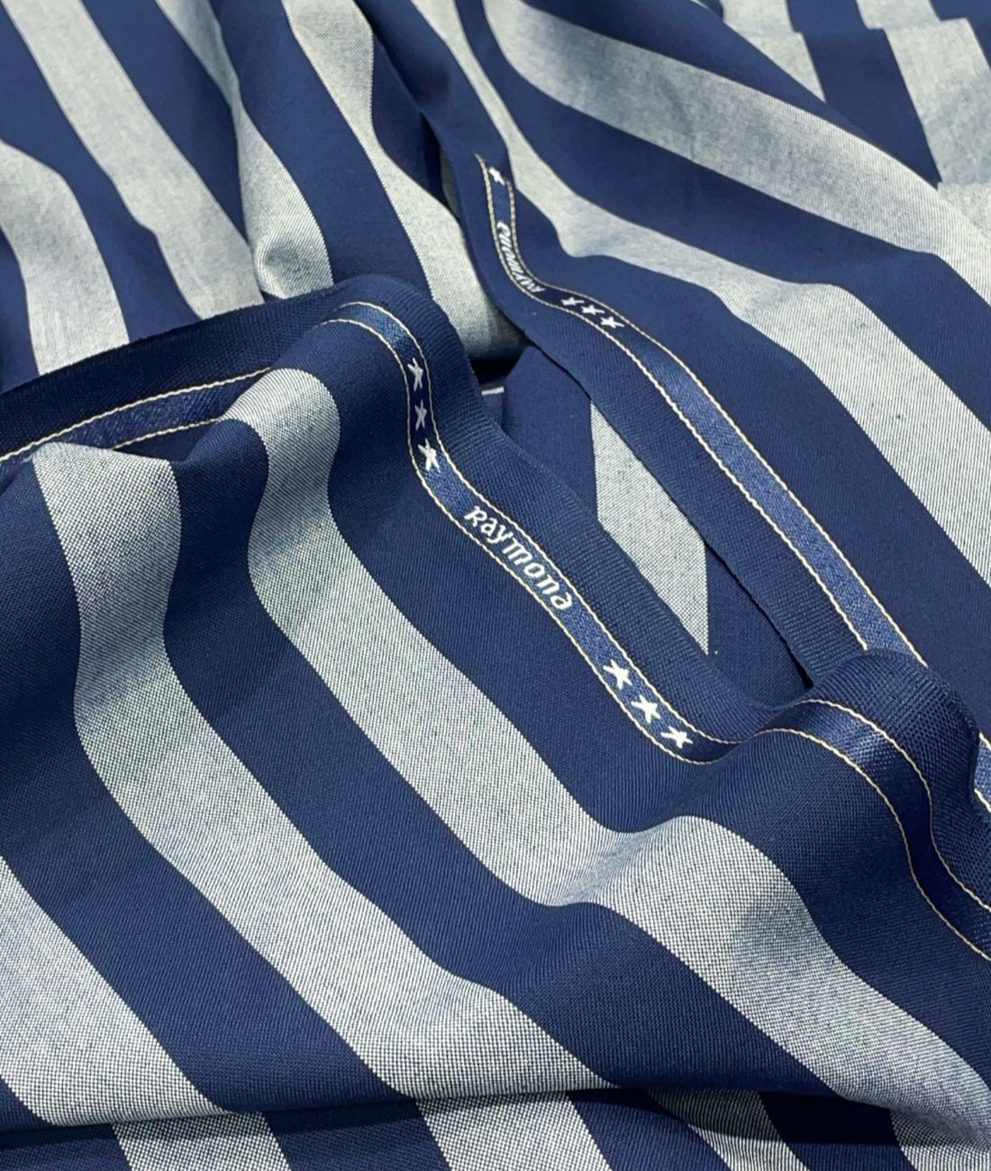 Raymond Designer Stripes Suiting Fabric for Blazer