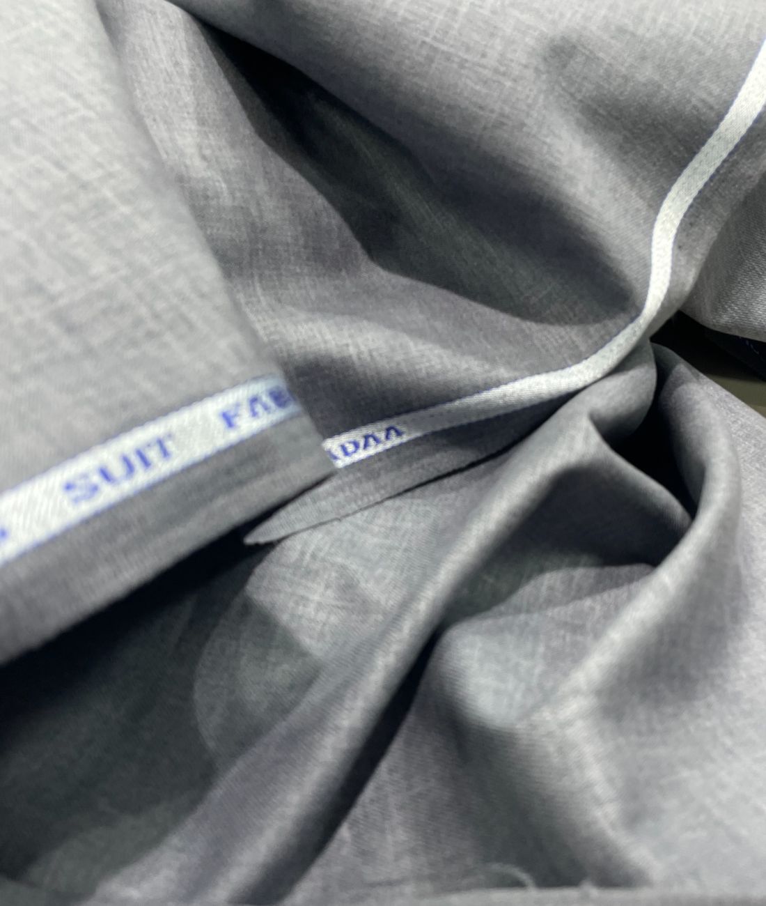 Spaadaa Grey Linen Cotton Politician Pant Fabric