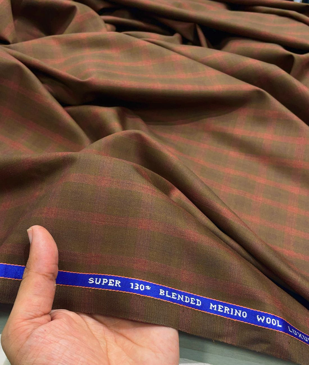 Marcomancini Super 130's Counts Merino Wool Suiting for Suits and Pants