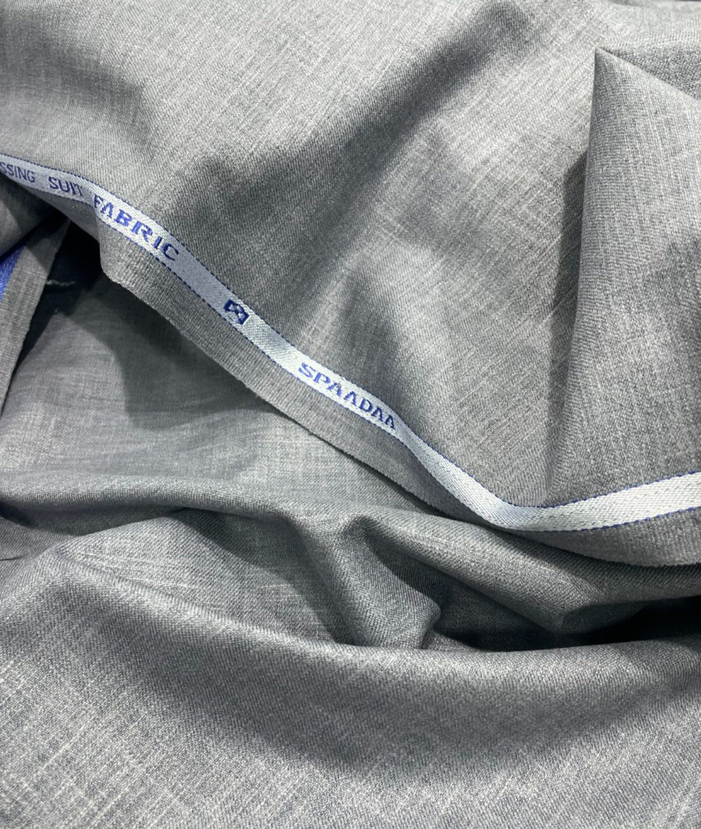 Spaadaa Grey Linen Cotton Politician Pant Fabric