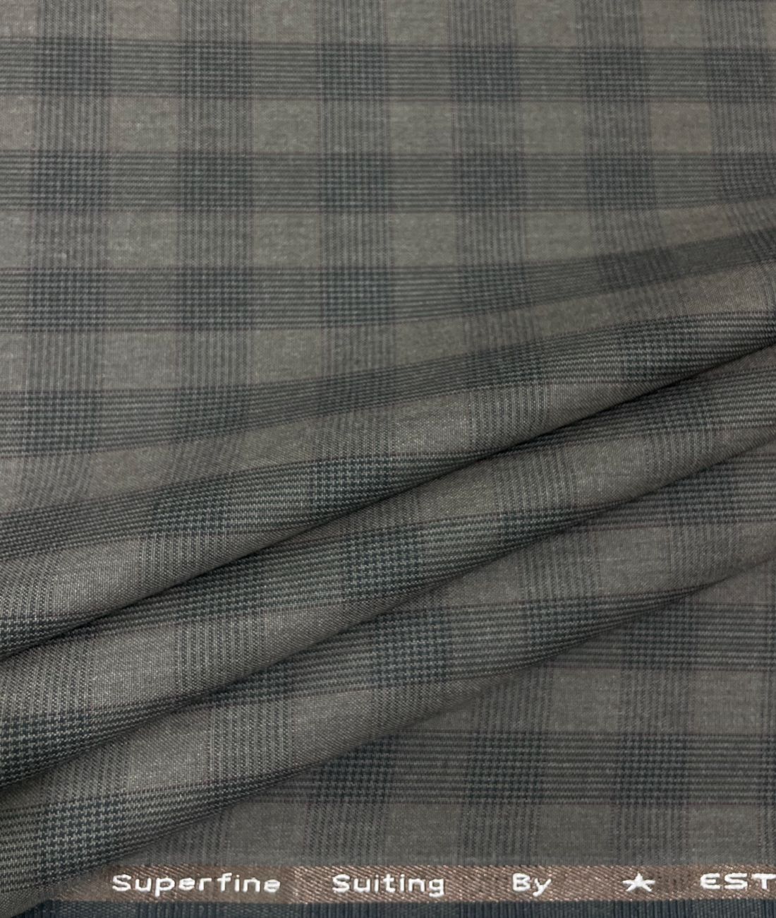 Estelle Morris 110's Counts Ultra Luxury Checks Suiting Fabric for Suits & Blazers