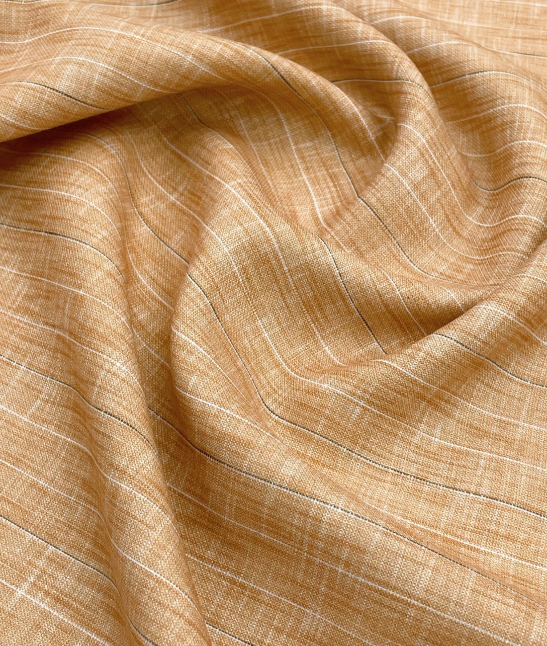 Sun-Kissed Ochre Textured Stripe