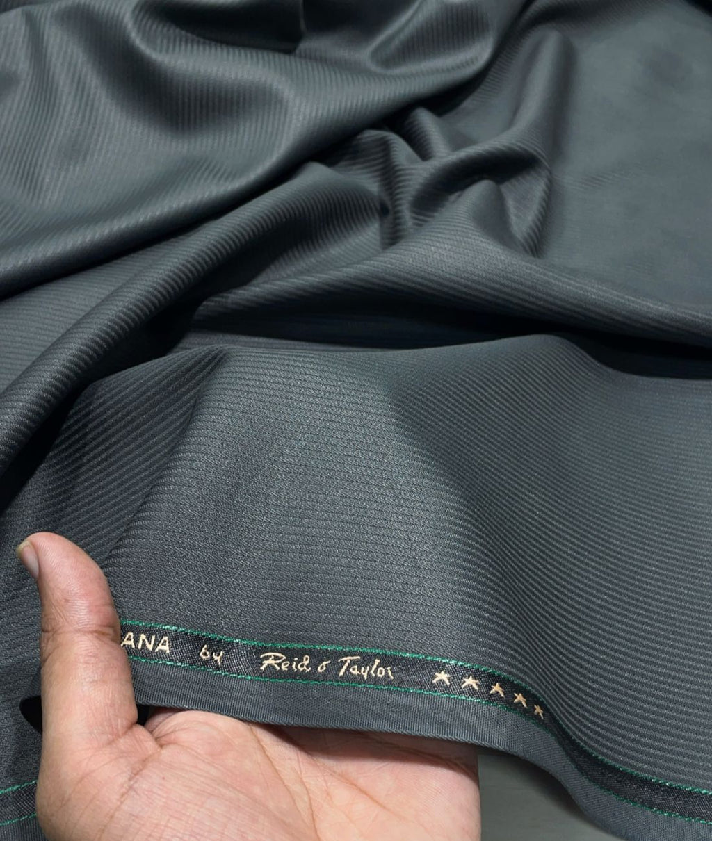 Reid & Taylor Self Stripe Luxury Suiting Fabric