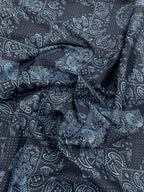 Brunello Ferragamo Italian Paisley Printed Luxury Giza Cotton Fabric
