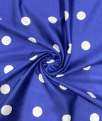 Designer Polka Dot Luxury Giza Cotton Shirt Fabric