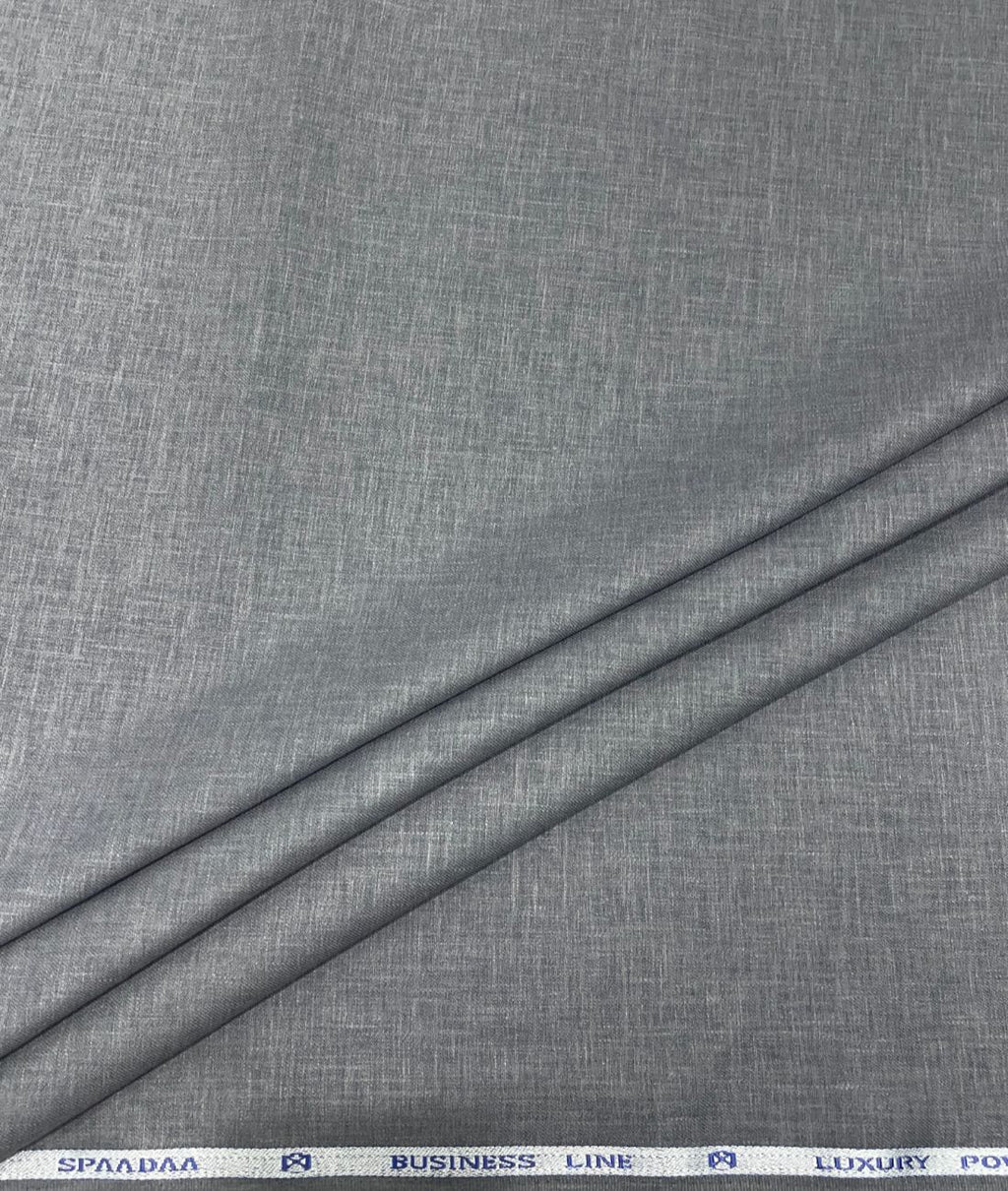 Spaadaa Grey Linen Cotton Politician Pant Fabric
