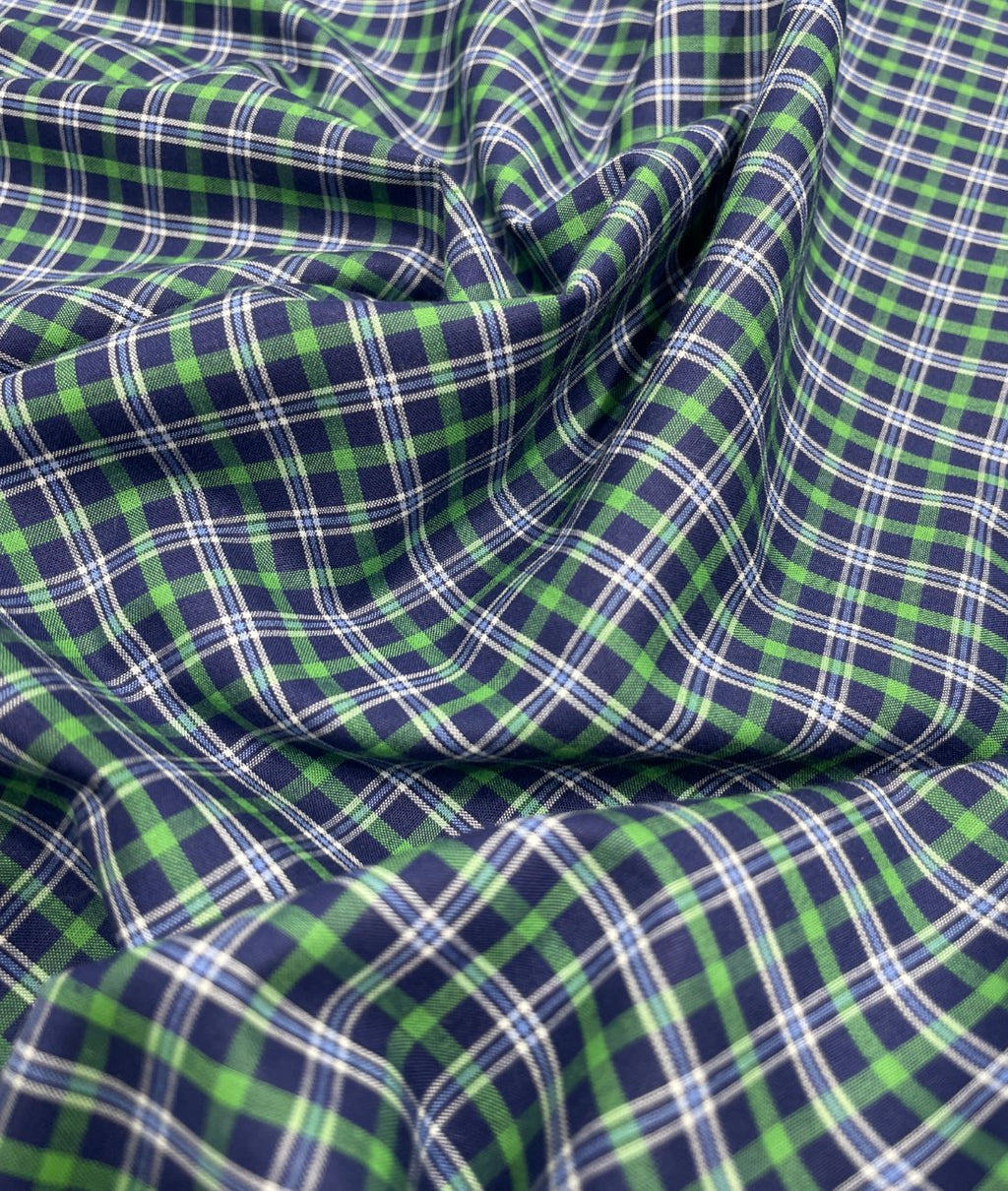 Arvind Tresca Small Checks Formal Premium 100% Cotton Fabric for Mens's Shirt