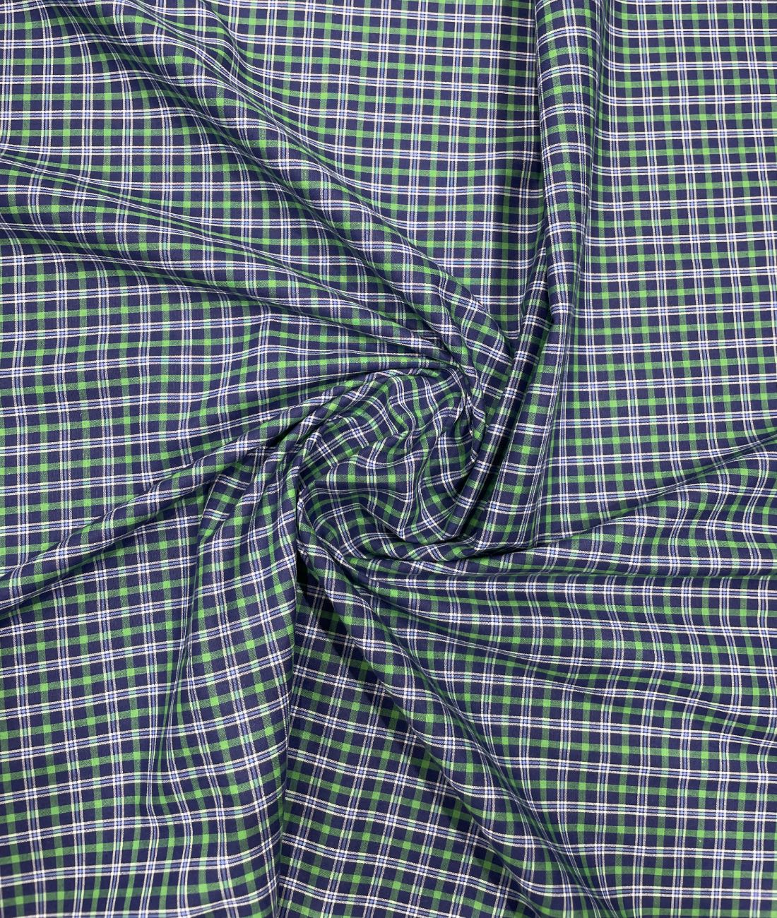 Arvind Tresca Small Checks Formal Premium 100% Cotton Fabric for Mens's Shirt