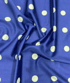 Designer Polka Dot Luxury Giza Cotton Shirt Fabric