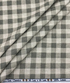 Blocks Patterned Linen Fabric for Shirt & Kurta
