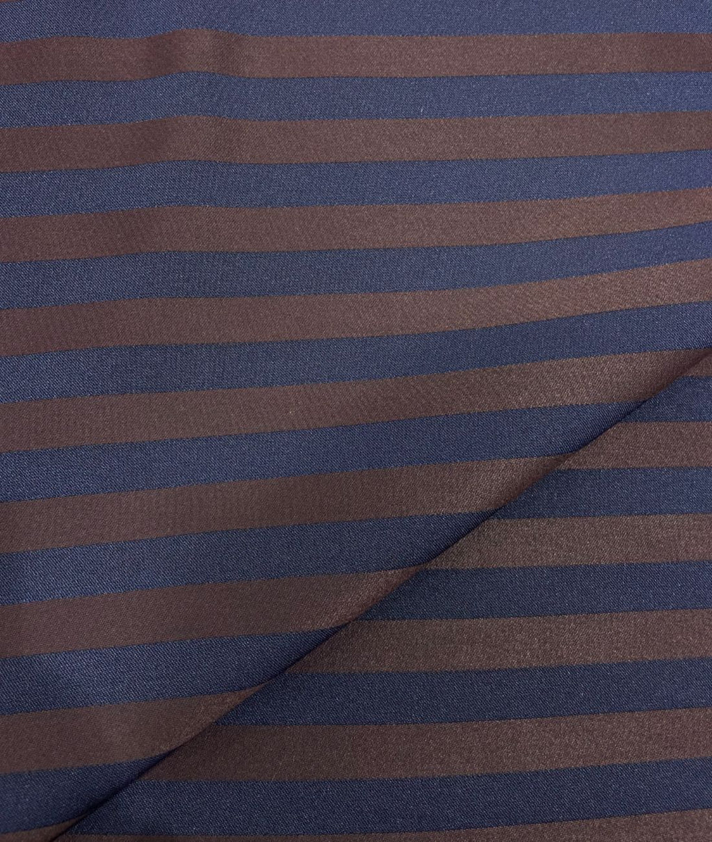 Augustus Luxury Stripe Blue & Wine Stretchable Fabric for Suit & Blazer