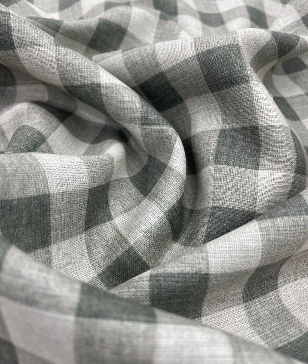 Blocks Patterned Linen Fabric for Shirt & Kurta