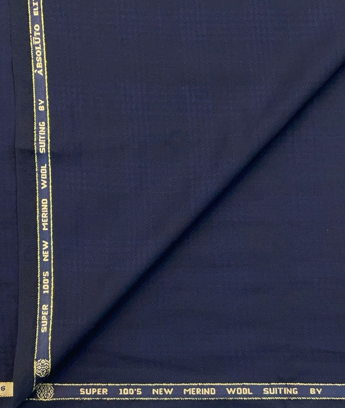 Super 100's Merino Wool Absoluto Elite Luxury Suiting Fabric