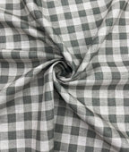 Blocks Patterned Linen Fabric for Shirt & Kurta