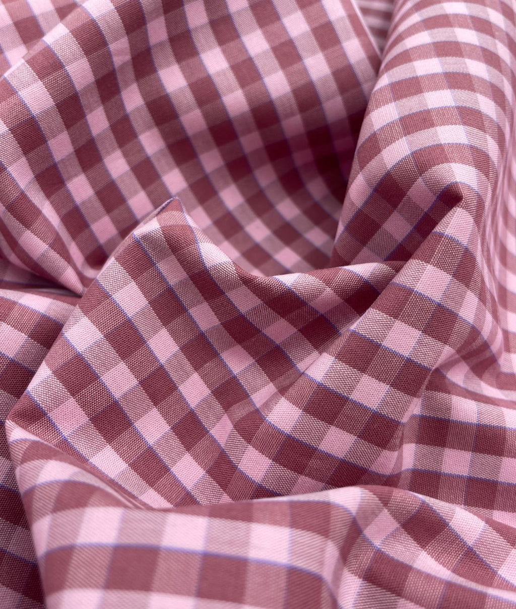 Raymond Small Check Premium Cotton Fabric for Men's Shirt