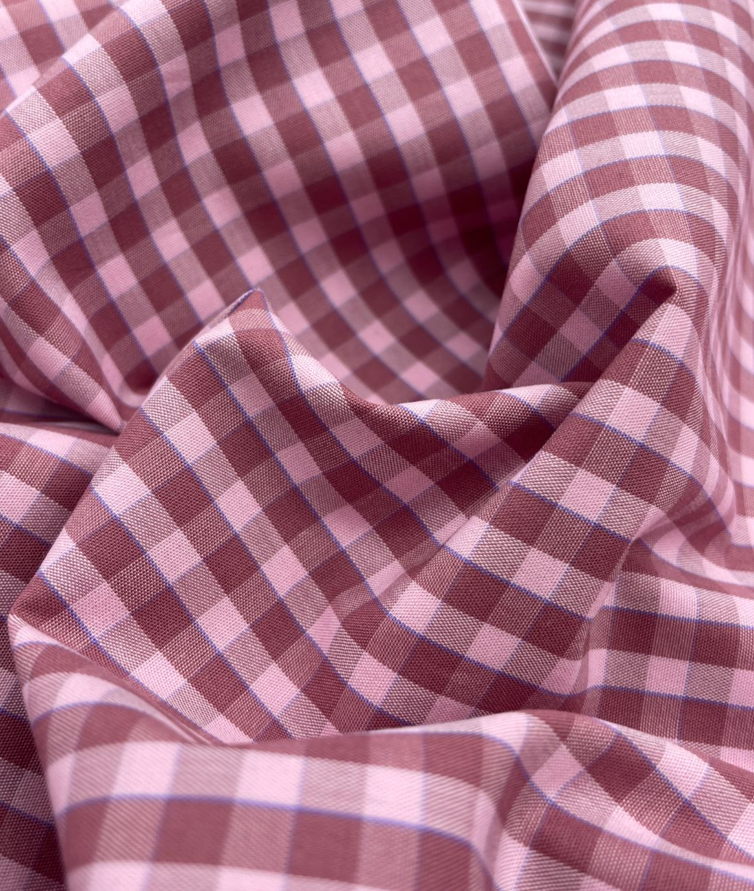 Raymond Small Check Premium Cotton Fabric for Men's Shirt