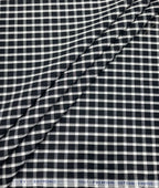 Raymond Small Black & White 100% Premium Cotton Shirt Fabric