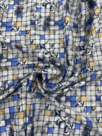 Brunello Ferragamo Abstract Print Fabric for Men's Shirt