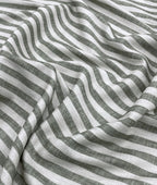 Olive & Cream Bold Stripe