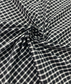 Raymond Small Black & White 100% Premium Cotton Shirt Fabric
