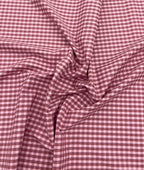 Raymond Small Check Premium Cotton Fabric for Men's Shirt