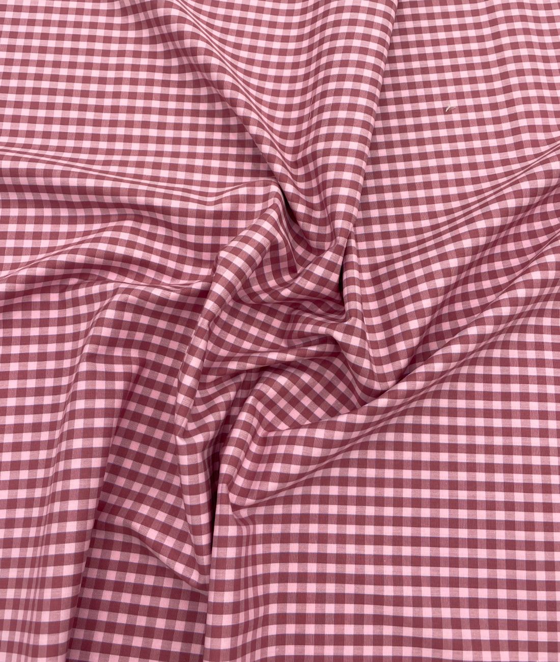 Raymond Small Check Premium Cotton Fabric for Men's Shirt